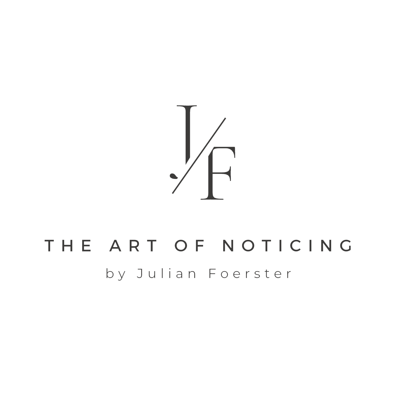 The Art of Noticing by Julian Foerster